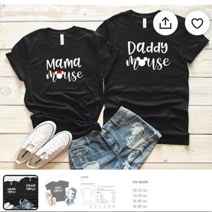 Family matching shirts for Halloween/Disney vacation